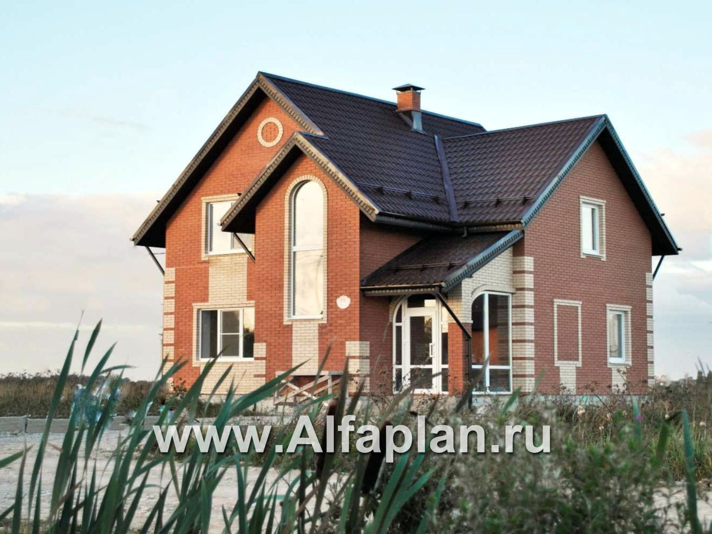Проекты домов Альфаплан - «Приоритет»-  элегантный коттедж , удобный план дома - дополнительное изображение №2
