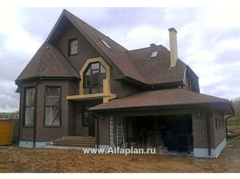 Проекты домов Альфаплан - «Ленский» - романтический дом  для большой семьи - превью дополнительного изображения №3