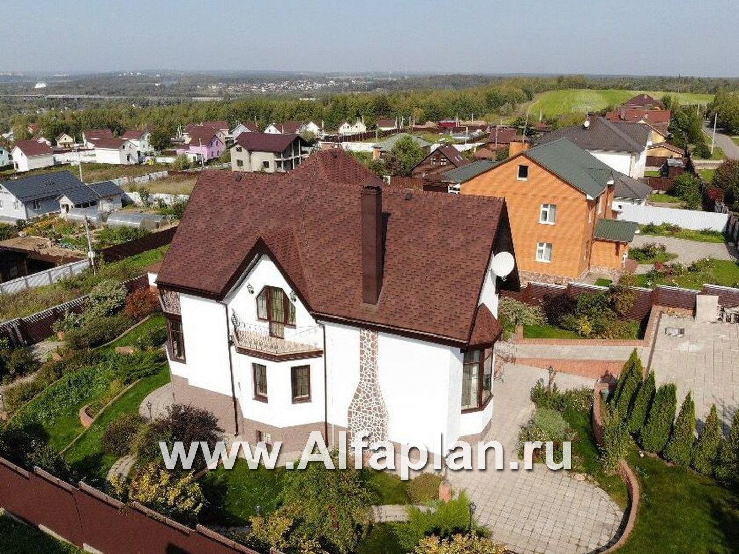 Проекты домов Альфаплан - «Вернигероде» - загородный дом с мансардой - дополнительное изображение №6