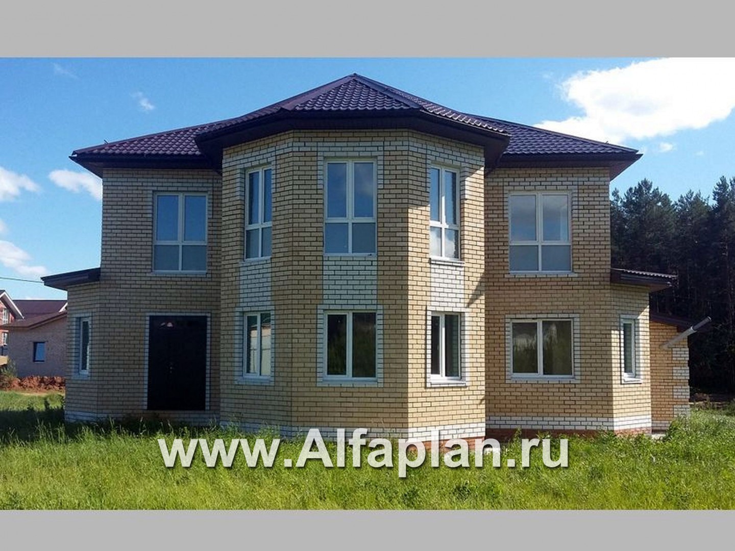 Проекты домов Альфаплан - «Головин» - аристократический коттедж - дополнительное изображение №3