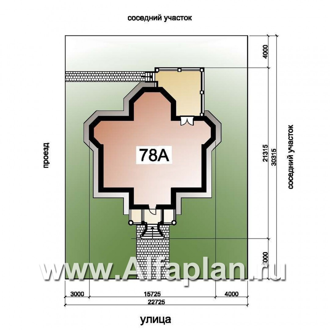 Проекты домов Альфаплан - Двухэтажный коттедж в стиле «Петровское барокко» - дополнительное изображение №6