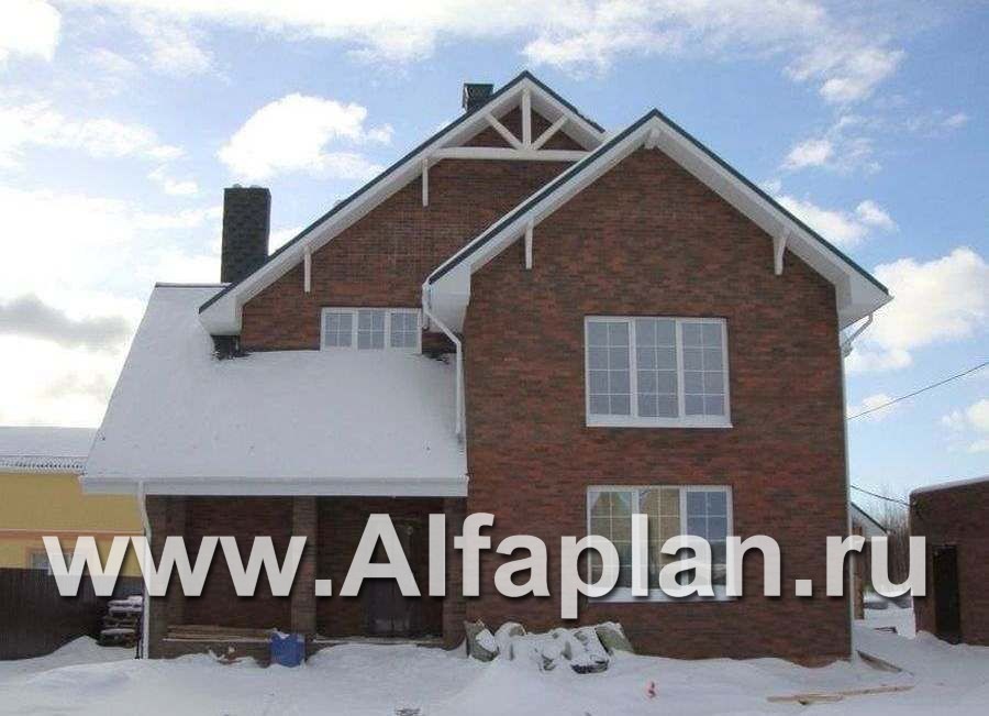 Проекты домов Альфаплан - «Новая пристань» - дом из газобетона для удобной загородной жизни - дополнительное изображение №1