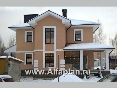 Проекты домов Альфаплан - «Невский стиль» - удобный и красивый двухэтажный дом - превью дополнительного изображения №4
